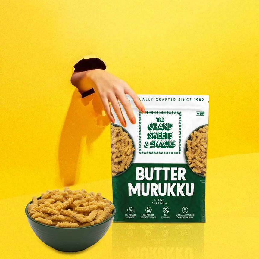Grand Sweets & Snacks Butter Murukku campaign