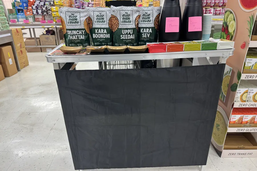 Grand Sweets & Snacks on store shelf